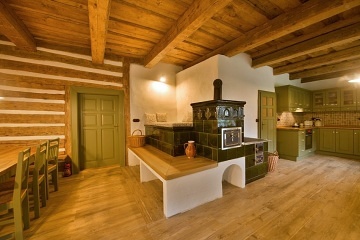 Chalupa sauna a kachlov kamna - rsk vrchy