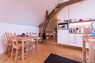 Statek Pňovany, 20 osob, wellness, bar