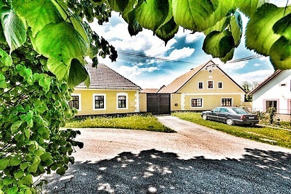 Chalupa s baznem  - Blansk les - esk Krumlov