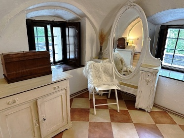 Chalupa s baznem  - Blansk les - esk Krumlov