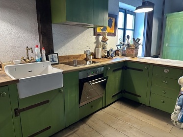 Chalupa s baznem  - Blansk les - esk Krumlov