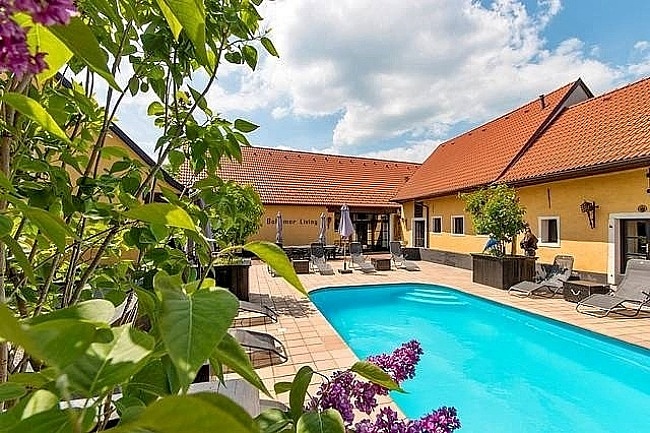 Chalupa s baznem  - Blansk les - esk Krumlov