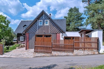 Chalupa kachlov kamna a sauna - Jetd - Paseky