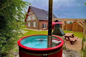 Roubenka s wellness - Třeboňsko - rybník Hejtman