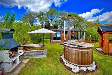 Glamping s wellness - Chata vagon - Chlum u Třeboně