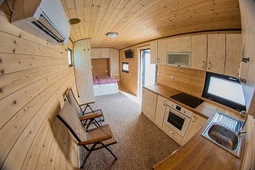 Glamping s wellness - Tebosko - rybnk Hejtman