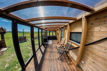 Glamping s wellness - Tebosko - rybnk Hejtman