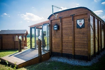 Glamping s wellness - Tebosko - rybnk Hejtman