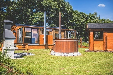 Glamping s wellness - Chata vagon - Chlum u Třeboně