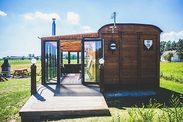 Glamping s wellness - Chata vagon - Chlum u Třeboně