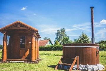 Glamping s wellness - Tebosko - rybnk Hejtman