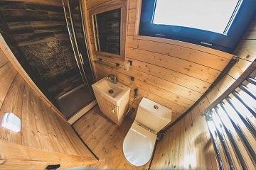 Glamping s wellness - Chata vagon - Chlum u Třeboně