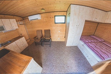 Glamping s wellness - Chata vagon - Chlum u Třeboně