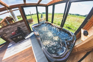 Glamping s wellness - Chata vagon - Chlum u Třeboně