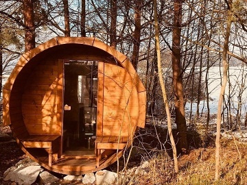 Glamping na vod s wellness - Jindichohradecko
