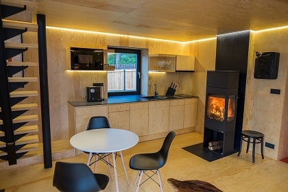 Chata Sázava - sauna a koupací sud - Pyskočely