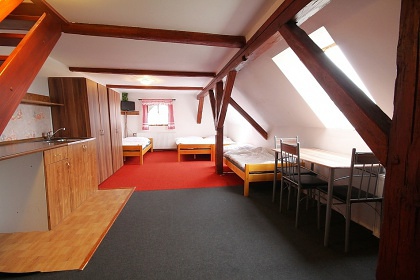 Rouben� chalupa s baz�nem - CHKO Orlick� hory