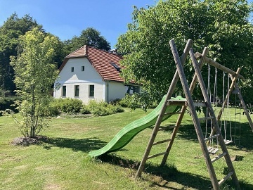 Chalupa se saunou - hrad Landštejn - Slavonice