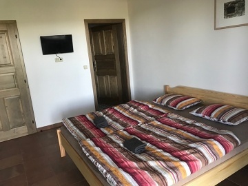 Chalupa se saunou - hrad Landštejn - Slavonice
