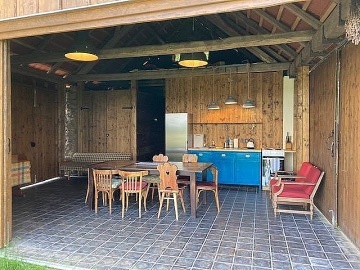 Chalupa se saunou - hrad Landštejn - Slavonice