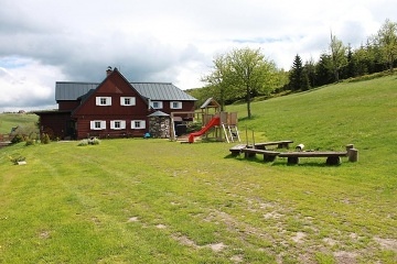 Horská chalupa s výhledem na Sněžku - Krkonoše