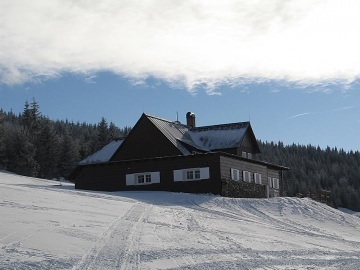 Horská chalupa s výhledem na Sněžku - Krkonoše