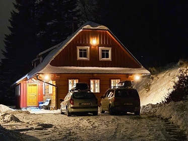 Roubenka s baz�nem - Term�ln� park Velk� Losiny