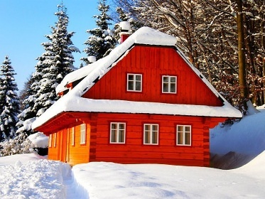 Roubenka s baz�nem - Term�ln� park Velk� Losiny