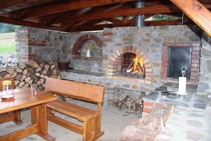 Roubenka bazn a kachlov kamna - Ostrunk