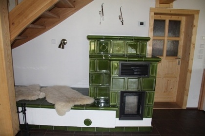 Roubenka bazn a kachlov kamna - Ostrunk