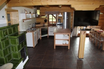 Roubenka bazn a kachlov kamna - Ostrunk