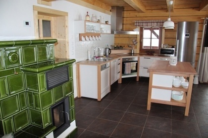 Roubenka bazn a kachlov kamna - Ostrunk