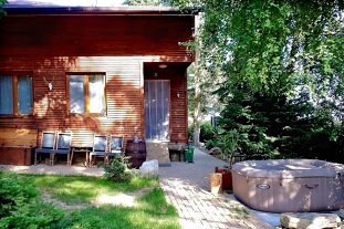 Chata Vysočina - sauna a koupací sud - Ruda