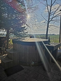 Chata Vysoina - sauna a koupac sud - Ruda