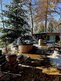 Chata Vysoina - sauna a koupac sud - Ruda