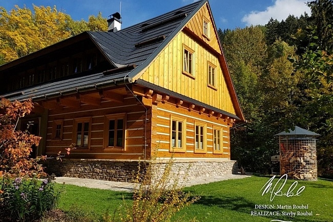 Chalupa Mlýn - wellness roubenka Černý Důl