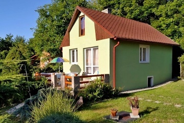 Chata u řeky Ohře - Perštejn - Doupovské hory