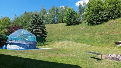 Rodinn chalupa s baznem - Jizersk magistrla