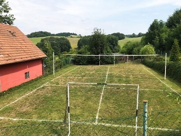 Chata baz�n a sauna - hrad Bouzov - Jev��ko