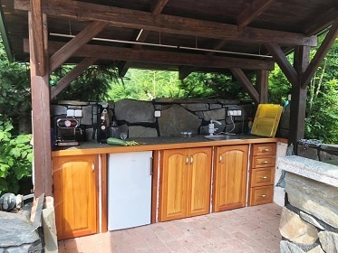 Chata baz�n a sauna - hrad Bouzov - Jev��ko