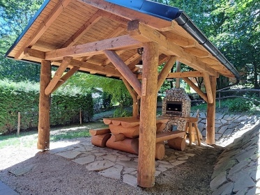 Srubová chata - Vranovská přehrada - Lančov
