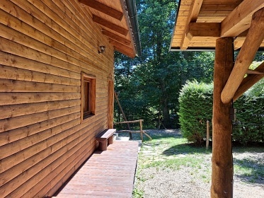 Srubov� chata Vranovsk� p�ehrada - St��brn� z�toka