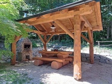 Srubová chata - Vranovská přehrada - Lančov