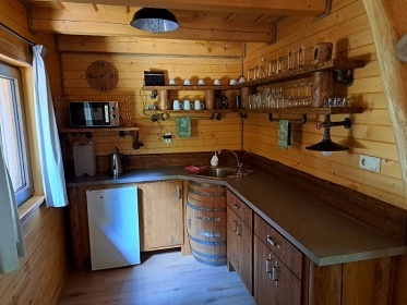Srubová chata - Vranovská přehrada - Lančov