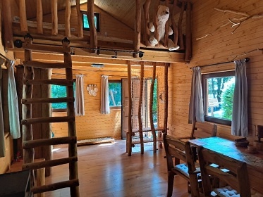 Srubov� chata Vranovsk� p�ehrada - St��brn� z�toka