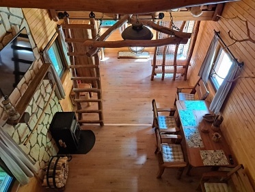 Srubov chata u pehrady Vranov - Stbrn ztoka