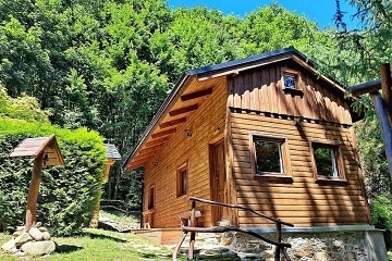 Srubov chata u pehrady Vranov - Stbrn ztoka