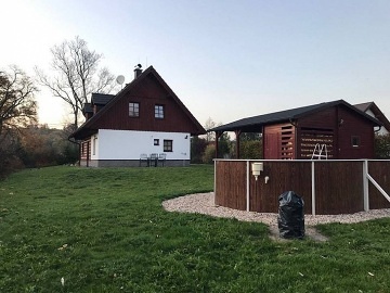 Chaloupka Fořt - Černý Důl - bazén - Krkonoše