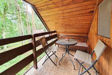 Chata a loďka - Milčanský rybník - Kokořínsko