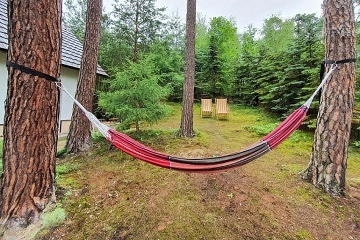 Chata a loďka - Milčanský rybník - Kokořínsko